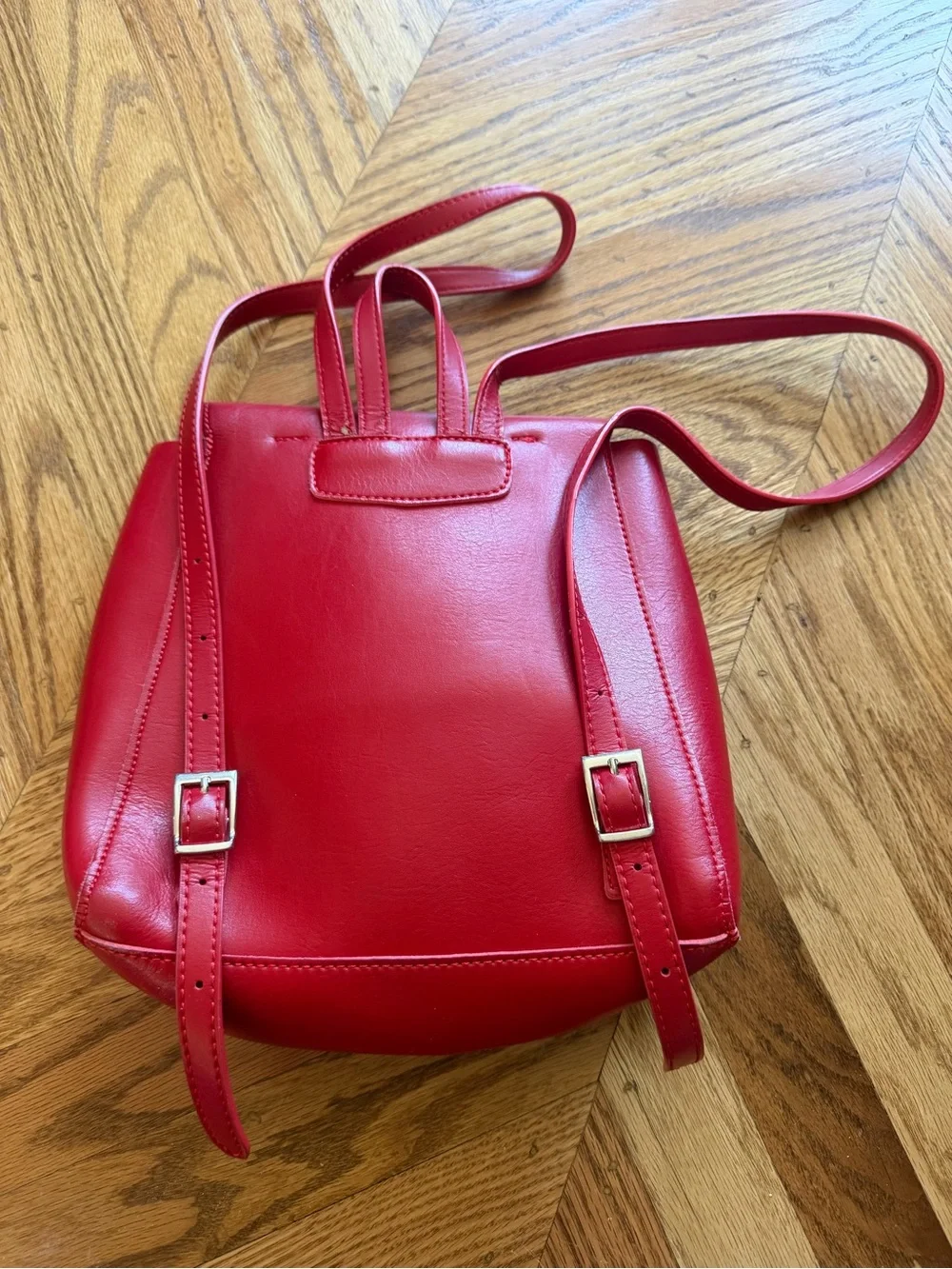 Brandy Melville red backpack purse
